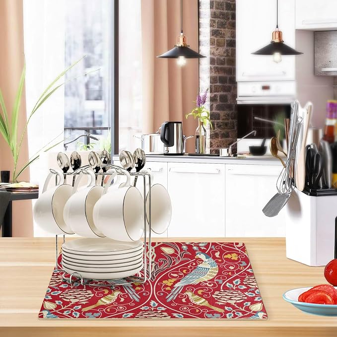 Leather Absorbent Drying Mat for Countertops - Image 6