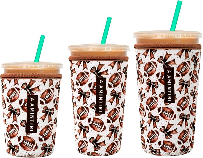 3 Pack Reusable Sleeve for Iced Coffee Cup, Coffee Neoprene Sleeve for Iced&Hot - Image 3