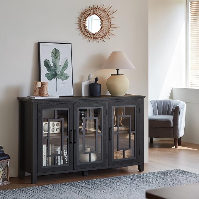 Joaxswe Large Sideboard Buffet Cabinet - Image 3
