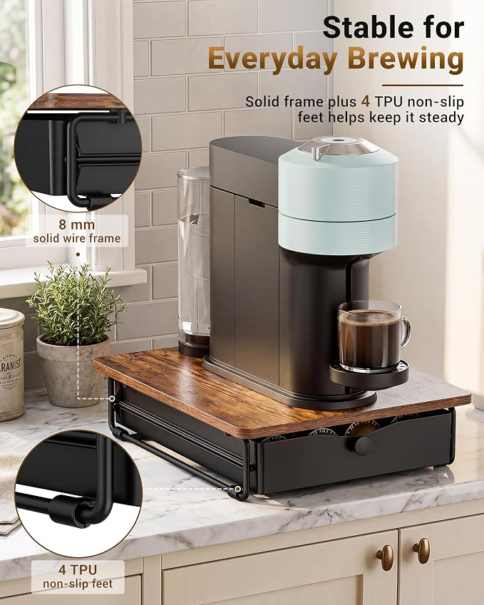 EVERIE Coffee Pod Holder Drawer, Compatible - Image 6