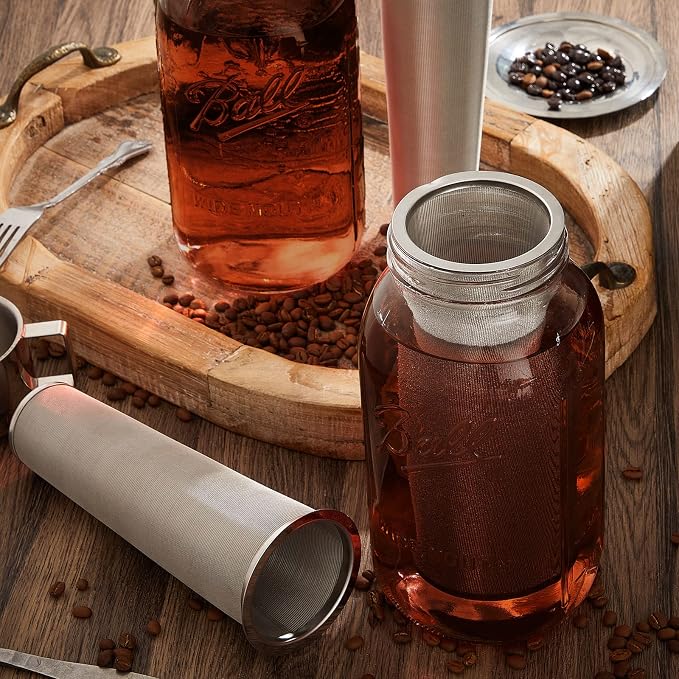2 Pcs Cold Brew Coffee Filter Stainless Steel Filter Coffee Tea Infuser - Image 6
