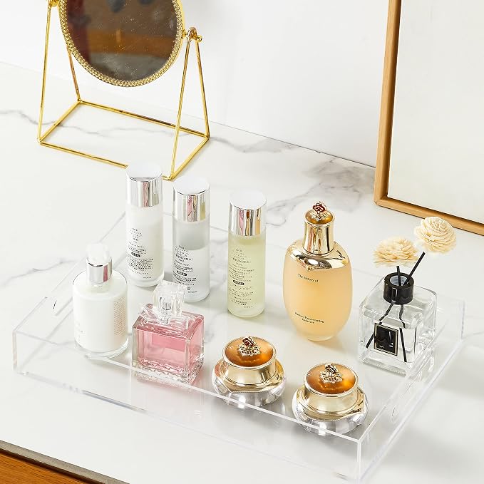 Clear Sturdy Acrylic Serving Tray - Image 5
