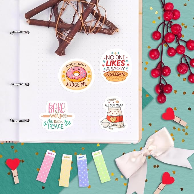 100Pcs Baking Stickers, Bakery Stickers - Image 8