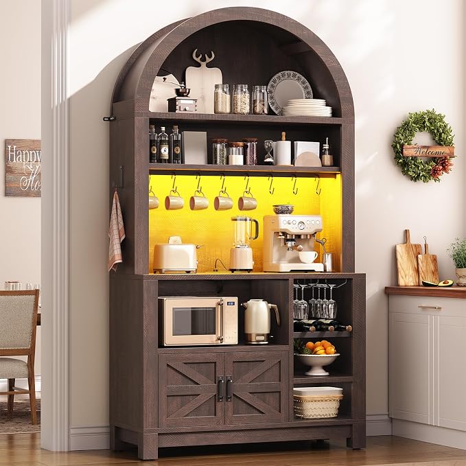 Itaar 73" Tall Arched Bakers Rack by Itaar