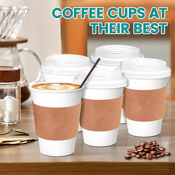 12OZ Disposable Coffee Cups - Image 6