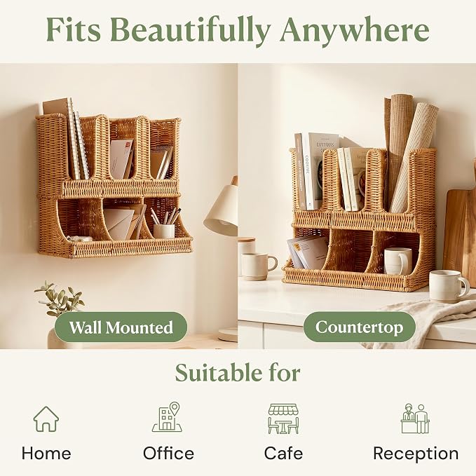 Cantalop Cup and Condiment Holder, Coffee Station Organizer - Image 7