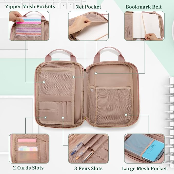 Teamoy Journal Supplies Storage Case, Journal Supplies Holder - Image 2