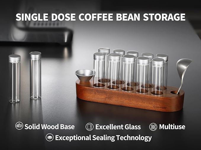 Coffee Bean Container, Single Dose Coffee Bean Storage - Image 2
