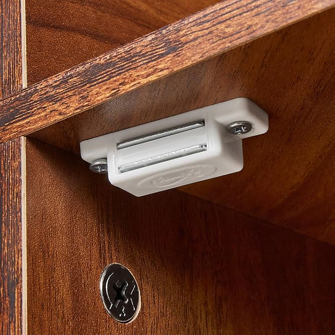 VECELO Corner Storage Cabinet - Image 7