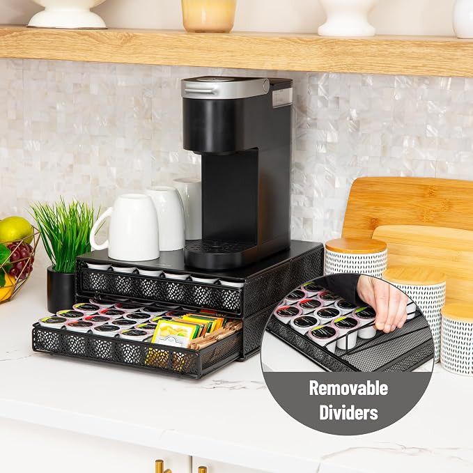 Mind Reader 2 Drawer Coffee Pod Organizer - Image 10