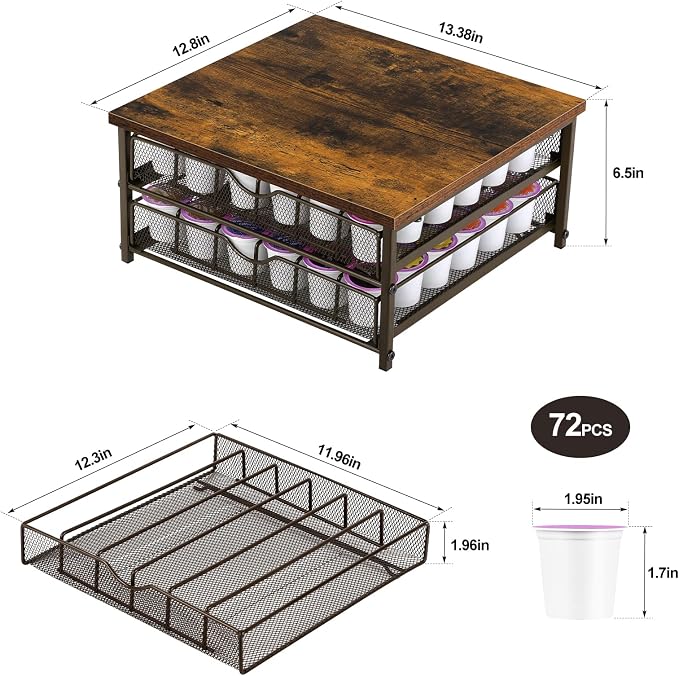 Coffee Pod Drawer Holder Coffee Pod Storage Organizer - Image 3