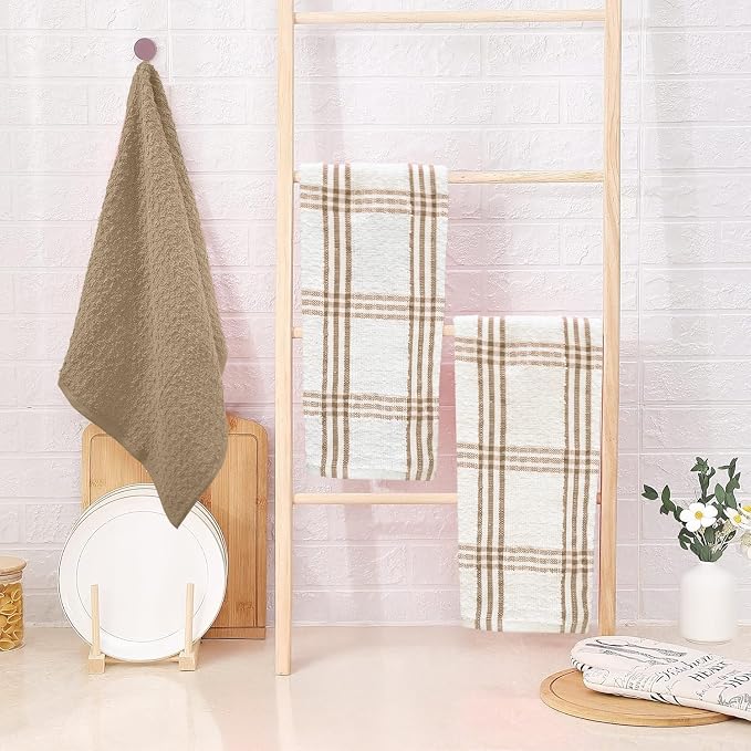DAN RIVER Premium Tan Kitchen Towels - Image 9