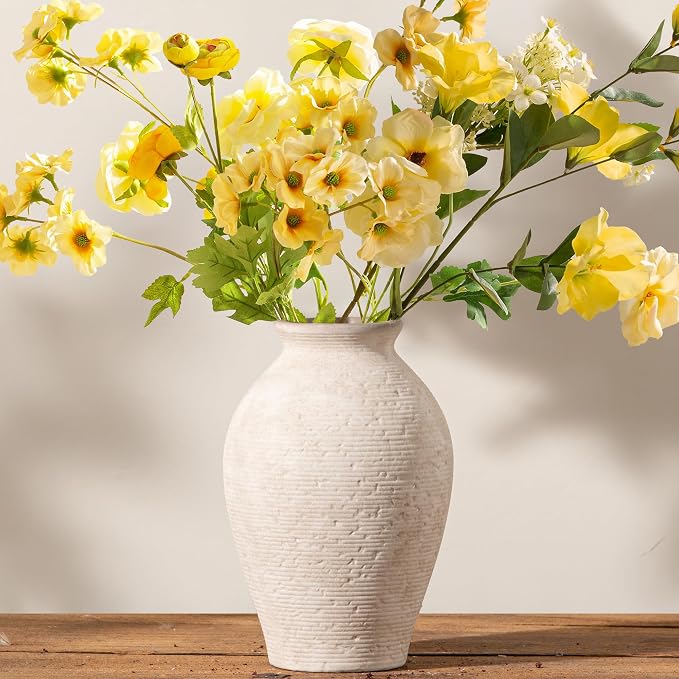 Vanselia Ceramic Flower Vase Home Decor - Image 5