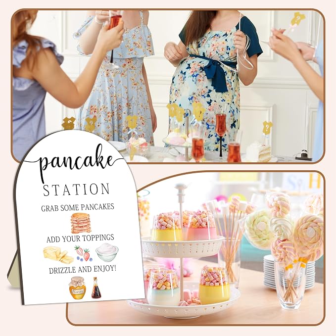 Pancake Bar Sign, Brunch Pancake Bar Recipe Sign - Image 7