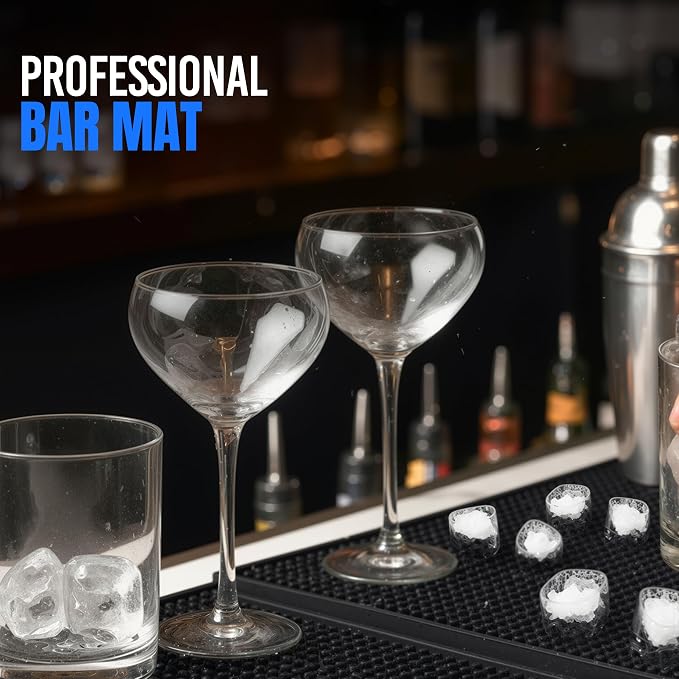 Commercial Standard Bar Mats 4 Pack, 18 x 12 Inch Rubber Non Slip Service Mats - Image 4