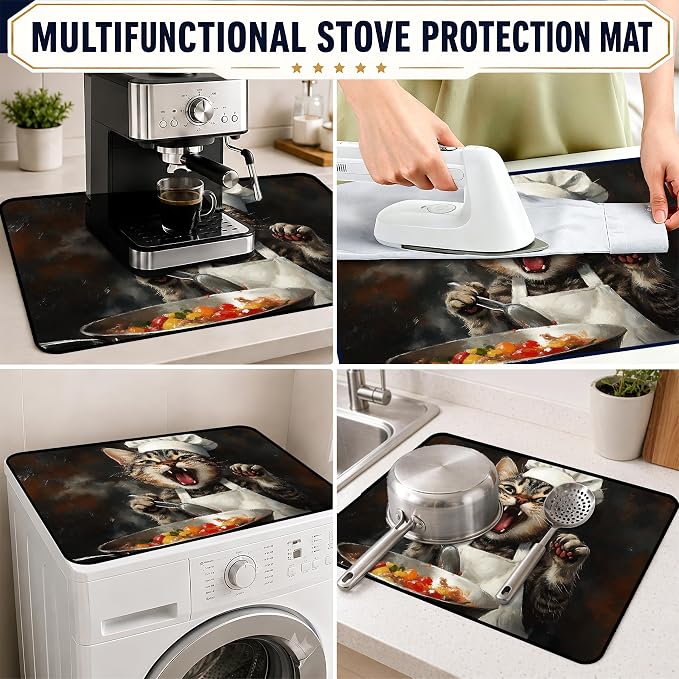 Multi-Design Stove Top Cover for Glass/Electric Stoves, 3-in-1 Counter - Image 6