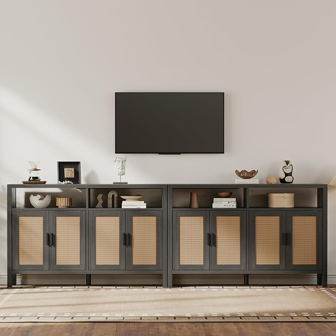 Mericonia Rattan Buffet Cabinet - Image 7