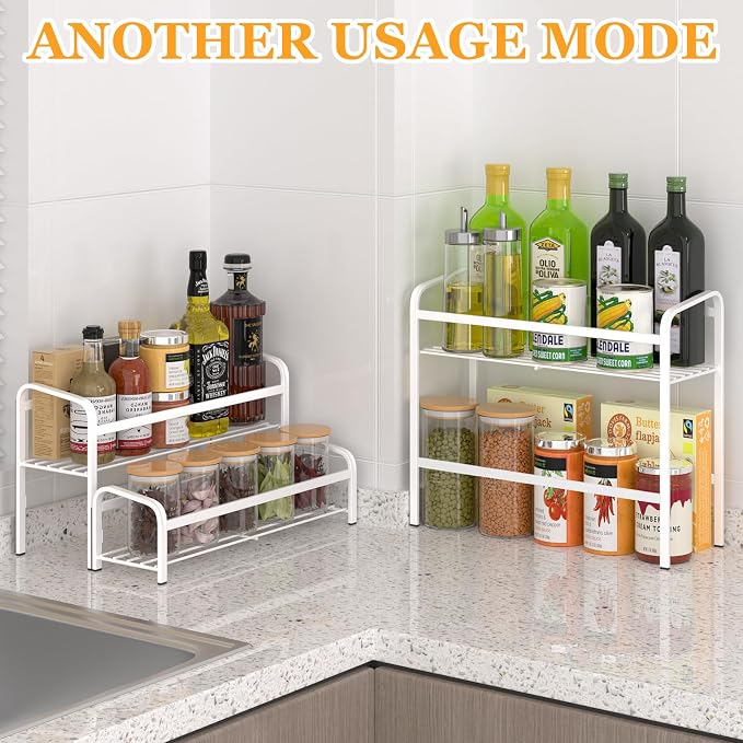 DTUQYX Coffee Syrup Organizer 3-Tier, 12 Bottles Capacity Coffee Syrup Rack - Image 6