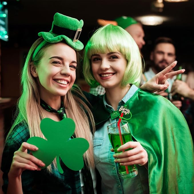 10Pcs St. Patrick's Day Straw Cover Cap - Image 5