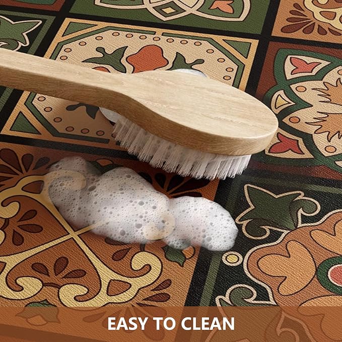 Coffee Mat, Boho Style Dish Drying Mat, Fast Water Absorption, Hide Stains - Image 5