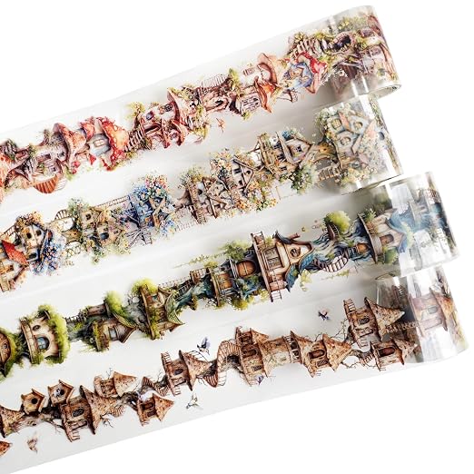 Fairy Tale Tree House PET Tape Set by Auriicleaf