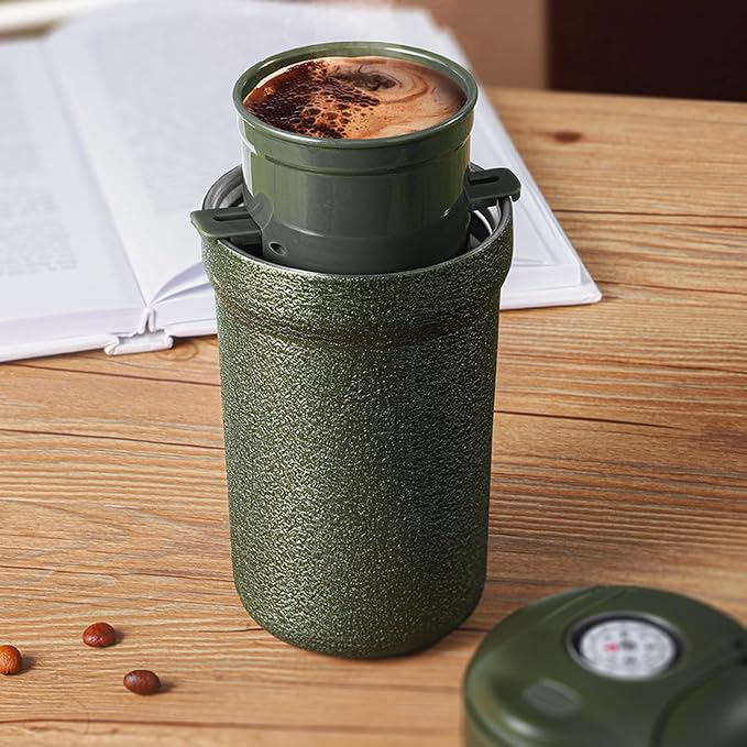 banapoy All in 1 Manual Coffee Bean Grinder, Portable Pour Over Coffee Maker - Image 5