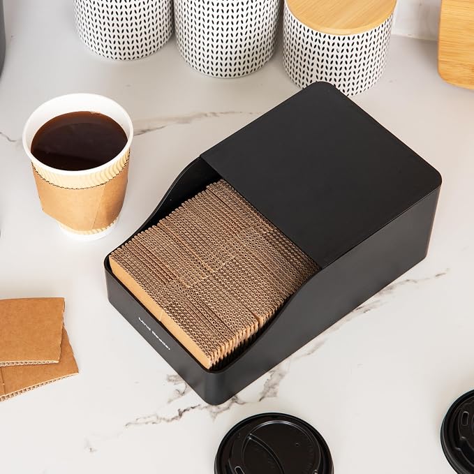 Mind Reader Hot Cup Sleeve Dispenser, Coffee Bar Accessories, Coffee Station - Image 6