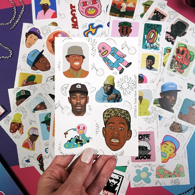 100 Pcs Cherry, Odd Stickers, American Rapper Decals - Image 5