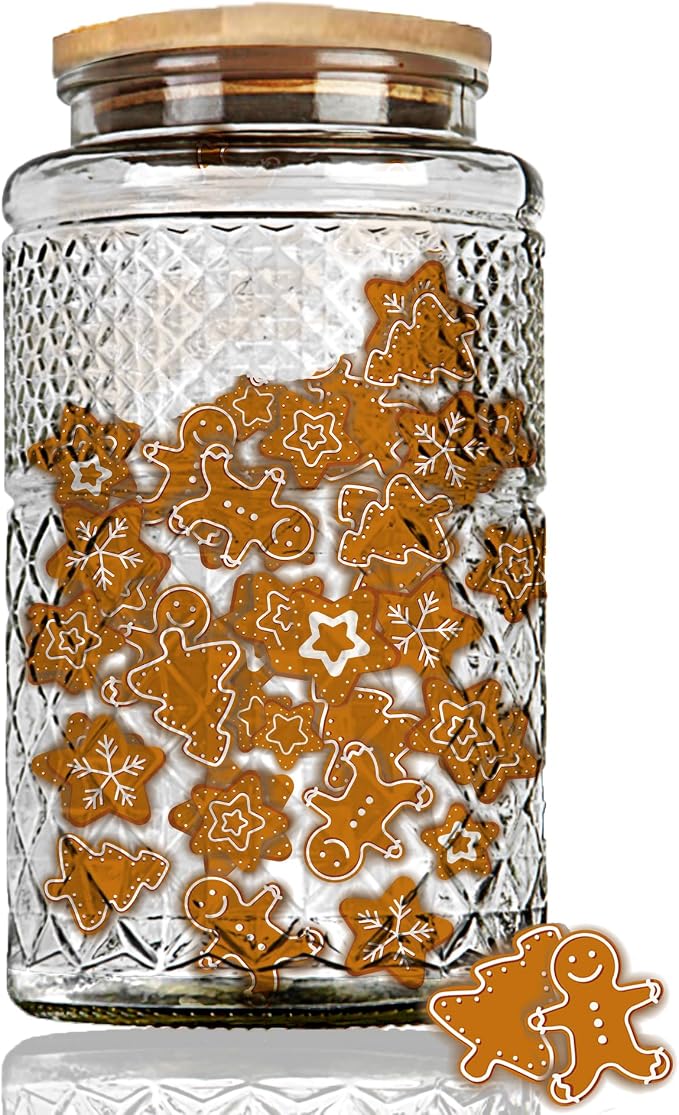 1 Gallon Large Airtight Glass Storage Jars by Prettidecor