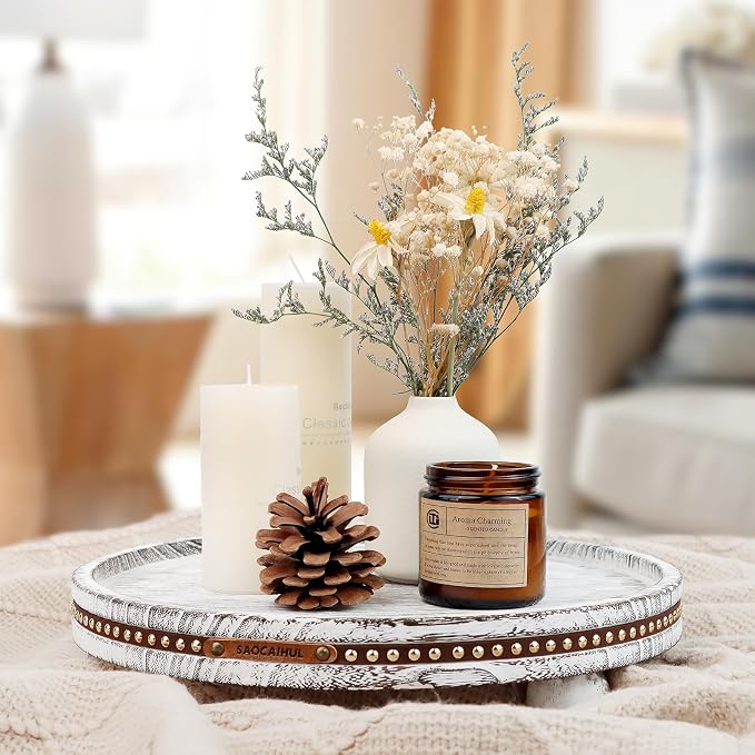 Decor Decorative Round Tray 11.81in - Image 3