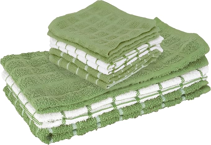 Ritz Premium 3-Pack Kitchen Towel & 6-Pack Dish Cloth Set by RITZ