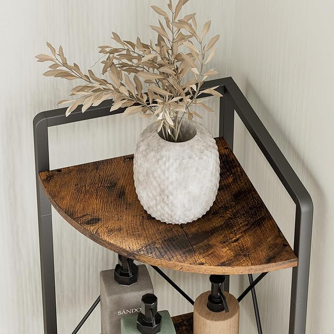 5 Tier Corner Shelf Stand, Metal Corner Shelf, Plant Stand Display Shelf - Image 6
