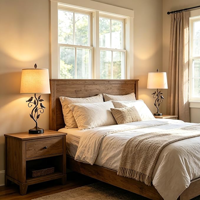 27" Touch Farmhouse Table Lamps - Image 5