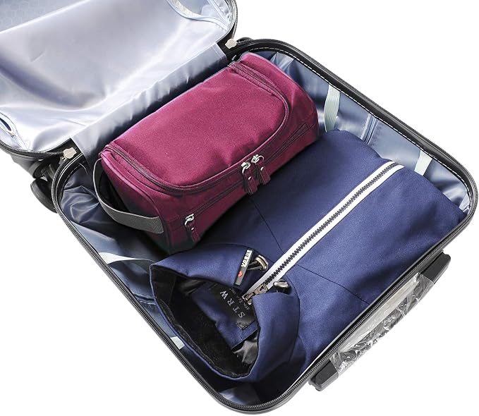 Vercord Mens Toiletry Bag Wash Travel Small Shaving Dop Kit Shower Bathroom - Image 6