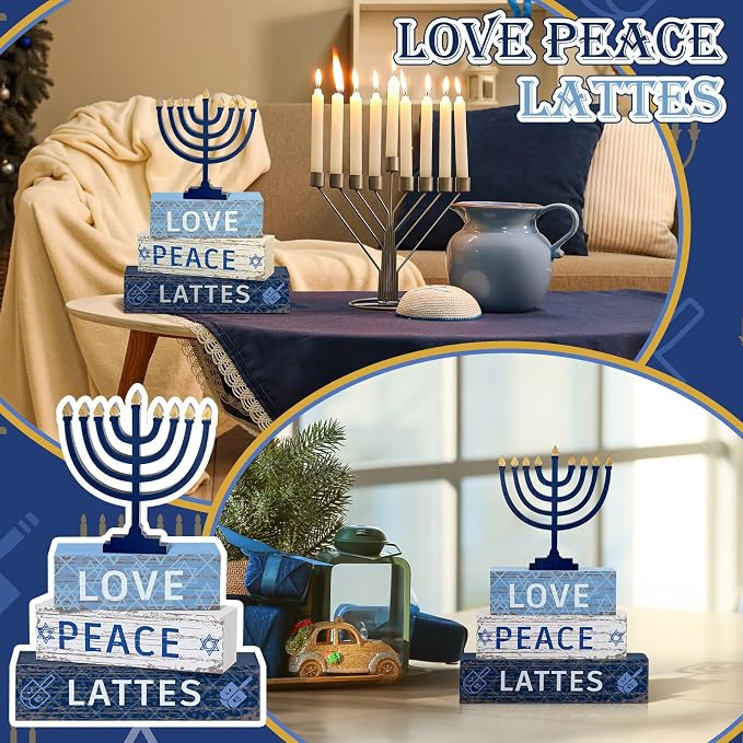 Geelin 4 Pcs Hanukkah Decorations - Image 5