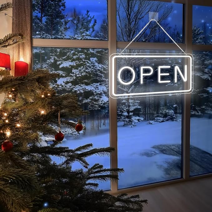 Open Neon Sign for Business – 16x9 inch USB Powered LED Open Sign - Image 2