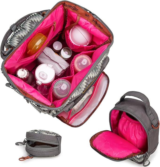 Montana West Wrangler Callie Diaper Bag Backpack - Image 3