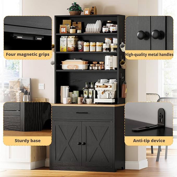 IRONCK Bakers Rack Microwave Stand - Image 8