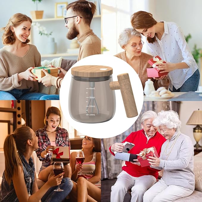 Self Stirring Coffee Mug, 400ML Self Stirring Mug Electric Mixing Mug High - Image 7