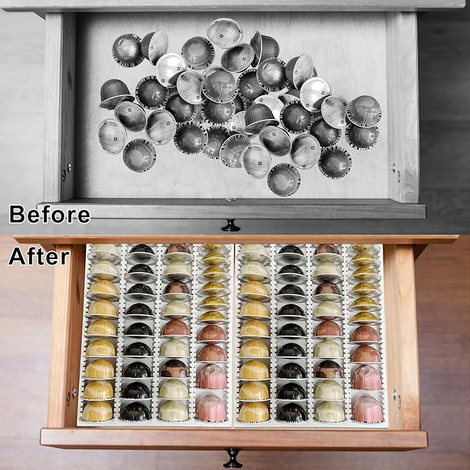 Bamboo Coffee Pod Storage Holder - Image 2