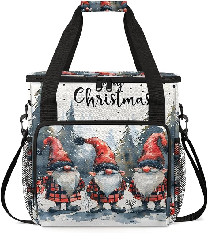 Gnomes Merry Christmas Coffee Maker Carring Bag, Large Insulated Storage by Home