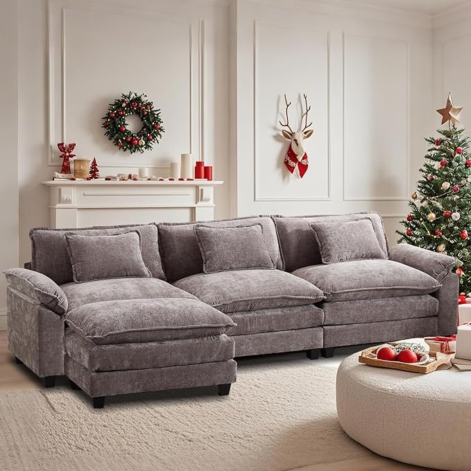 Modular Sectional Sofa, Cloud Couch by OQQOEE