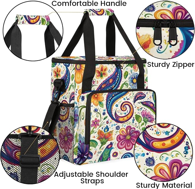 Coffee Maker Carrying Bag Travel Storage Tote Bag Compatible - Image 3