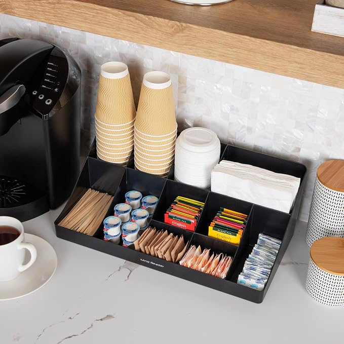 Mind Reader Cup and Condiment Station, Countertop Organizer, Coffee Bar - Image 6