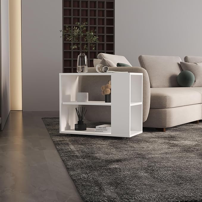 23.6 inch Rectangular End Table by Noeko