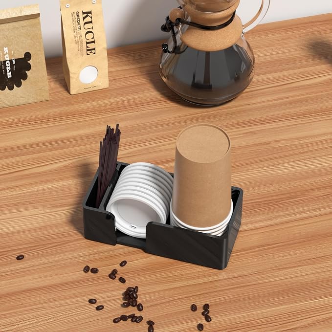 Coffee Bar Accessories and Organizer, Disposable Cup Holder - Image 2