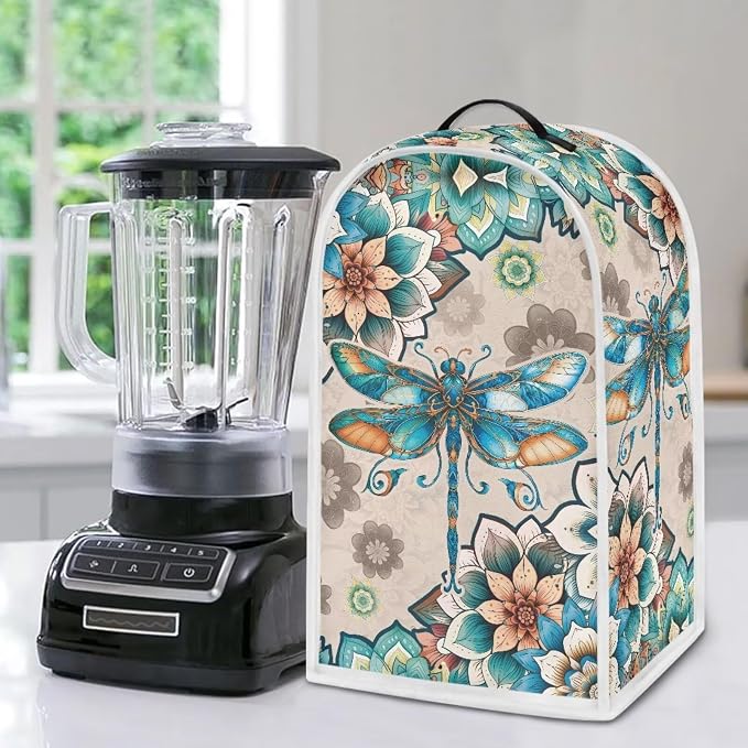 Boho Dragonfly Blender Dust Cover Appliance Covers - Image 5