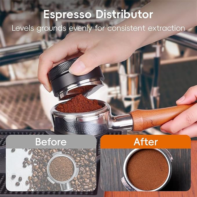 7 Pcs 58mm Espresso Tamper Tools Accessories Kit - Image 6