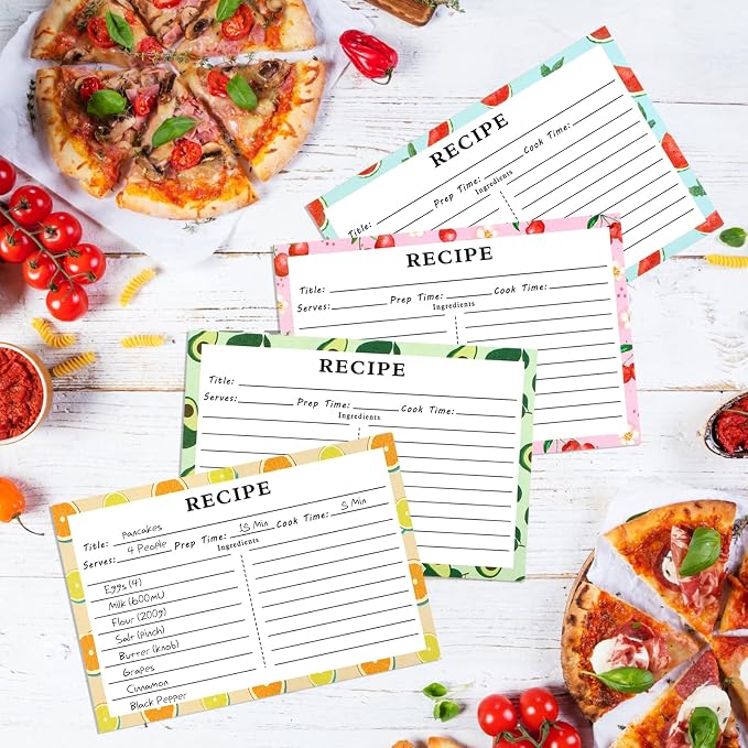 72 Blank Recipe Cards for Bridal Shower and Wedding - Image 6