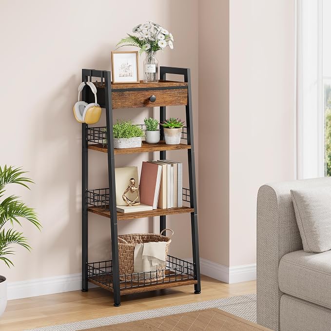 Gewudraw 4-Tier Ladder Shelf - Image 2